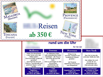 Werbeflyer DIN A4 - lang