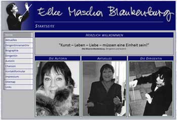 Screenshot der Startseite "mascha-blankenburg.de"